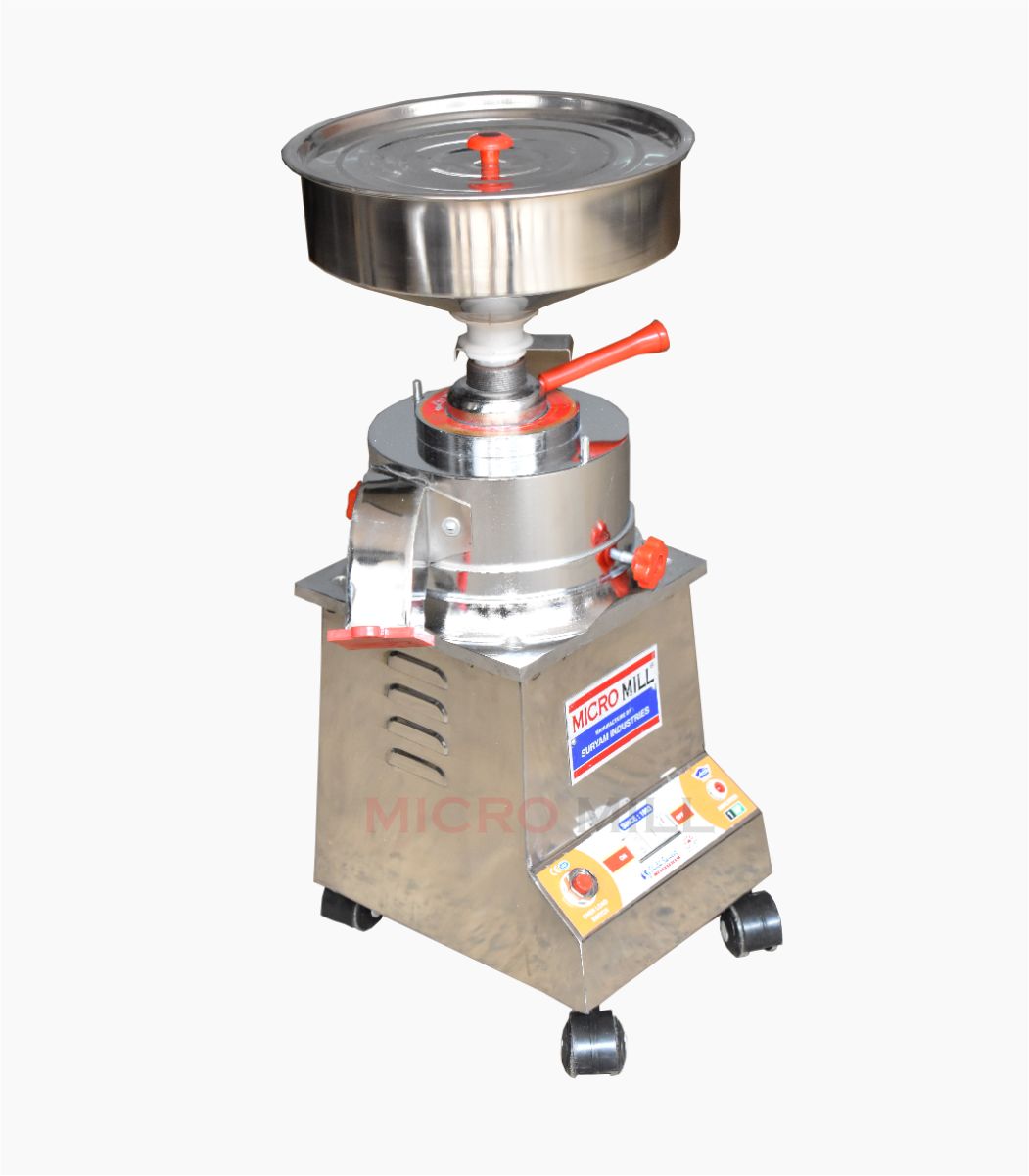 1.25 HP Stainless Steel Flour Mill Domestic Atta Chakki SS Atta Chakki