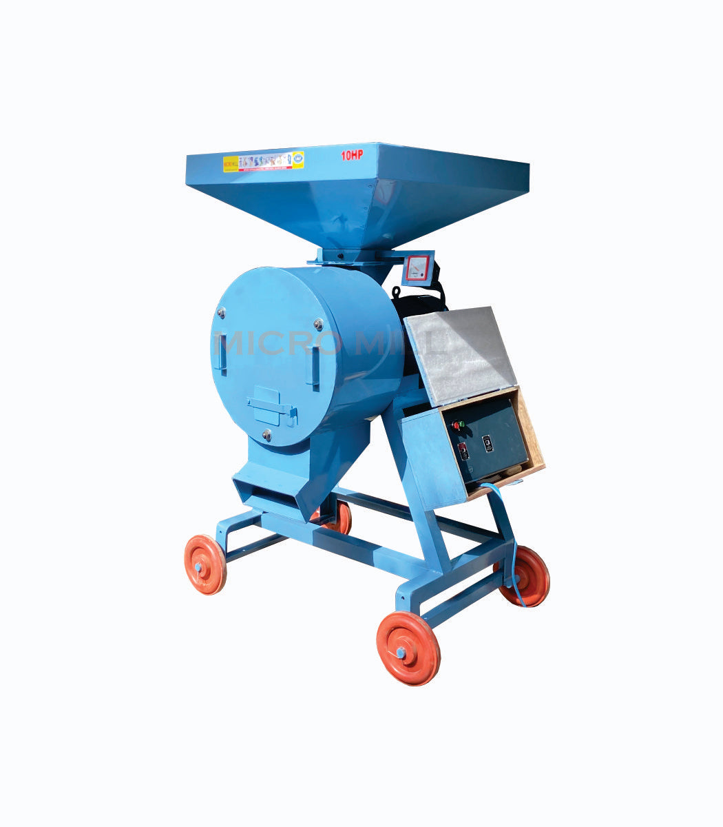 Poultry Feed Machine 10 HP Commercial Animal Feed Grinder Machine Cattle Feed Machine Bharda