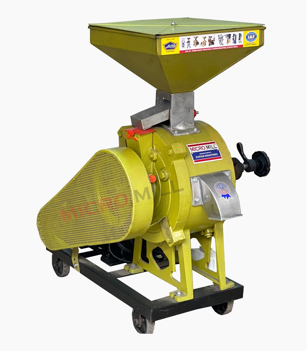 12 Inch Regular Atta Chakki Vertical Flour Mill Open Type Atta Chakki Machine