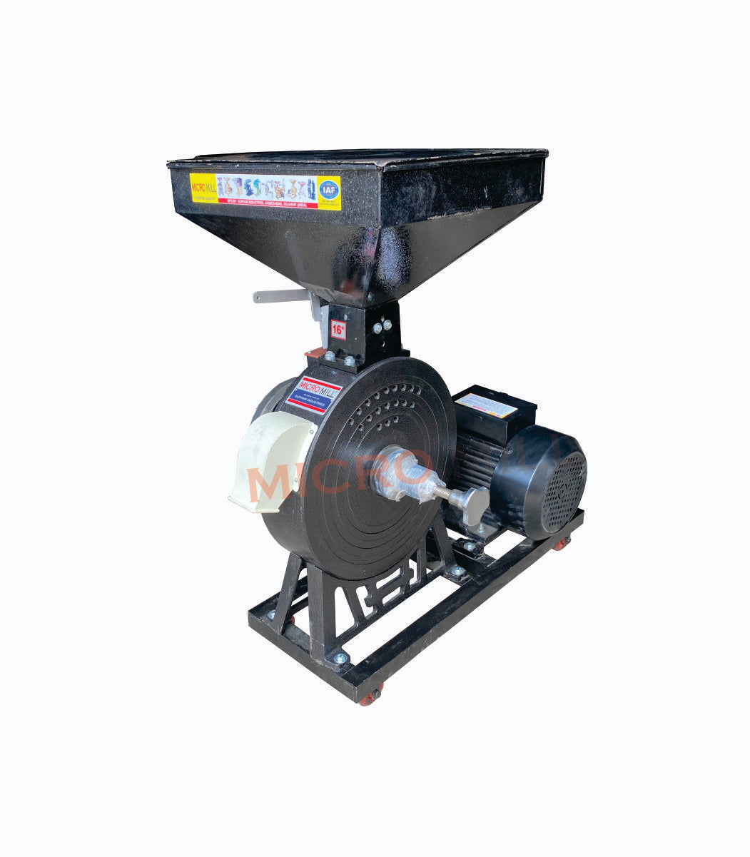 14-Inch Diamond Stone Atta Chakki – 3HP Single Phase, 25kg Capacity, Low Maintenance | Ideal for Home & Business Use