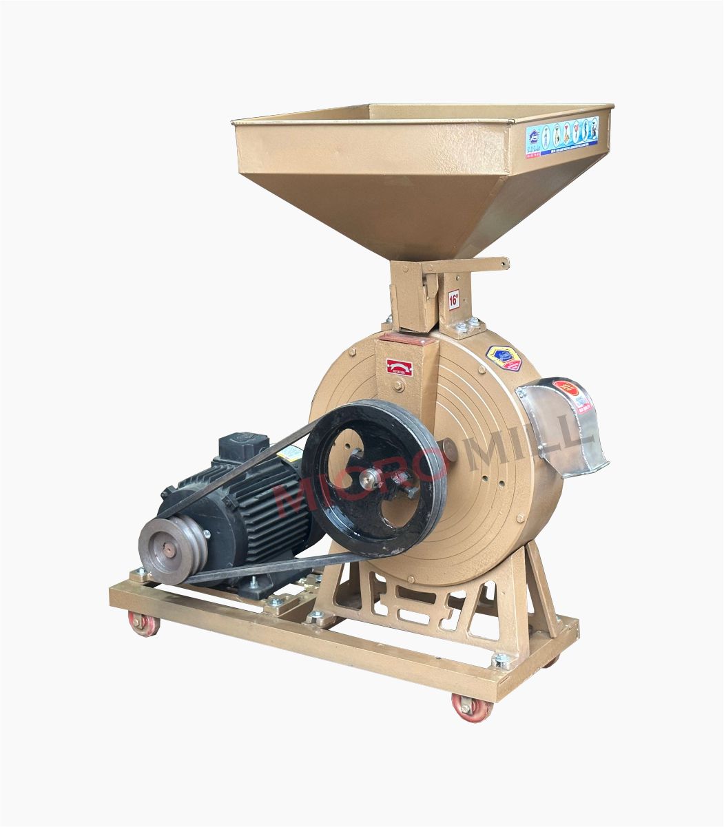 16 Inch Diamond Emery Stone Atta Chakki Best Commercial Flour Mill 5HP Atta Chakki Machine for Small Business