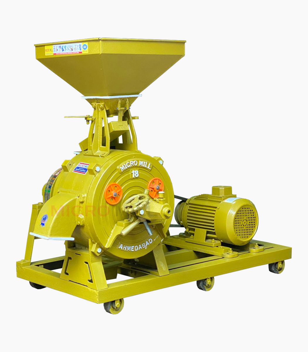 18 Inch Commercial Atta chakki Commercial Flour Mill Machine 10 HP Atta Chakki Price Flour Mill Manufacturer Capacity 100 to 120 Kg