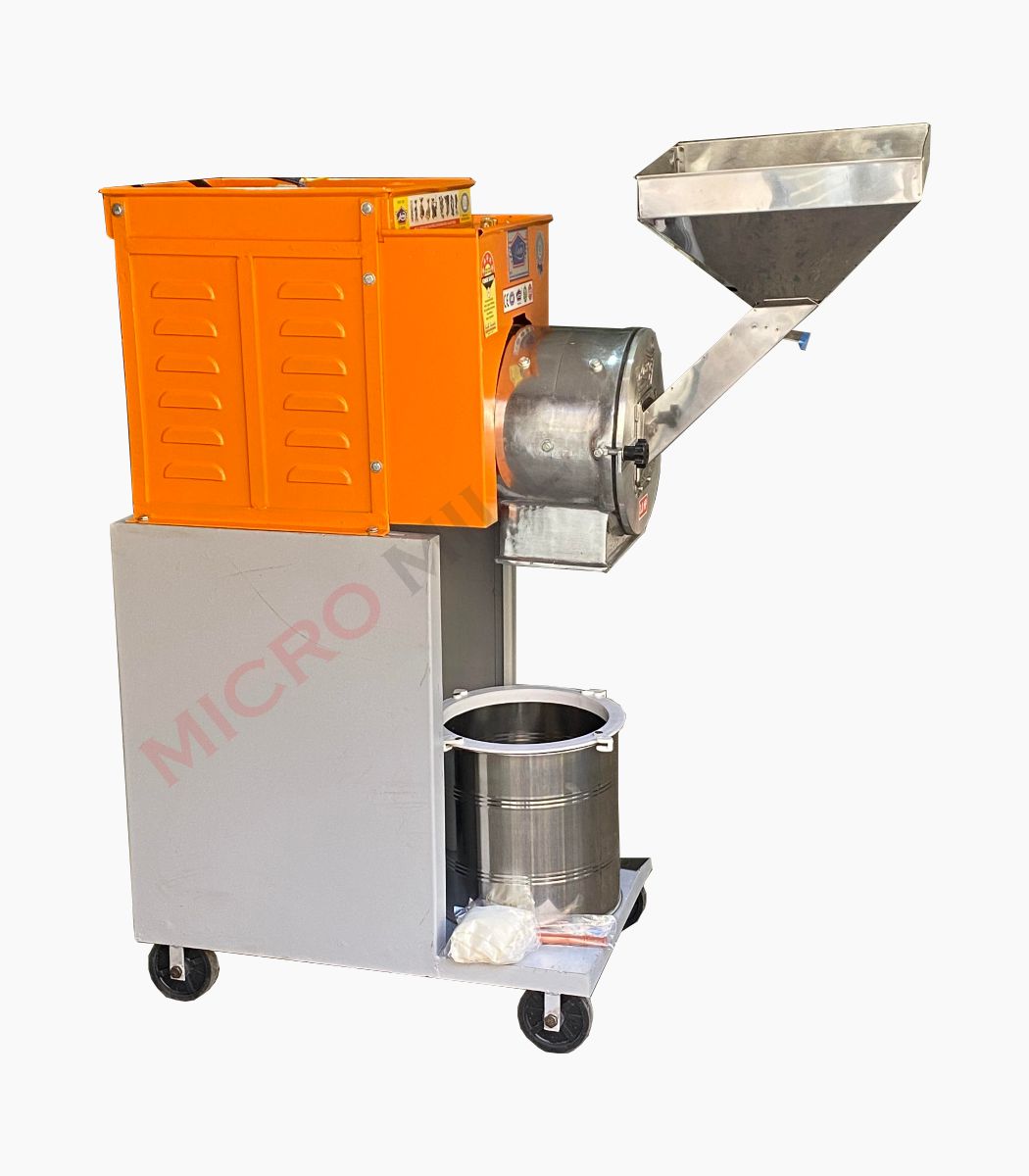 5HP 2in1 Pulverizer Machine Micro mill Stoneless Atta Chakki Machine 5 HP Single Phase Atta Chakki Machine