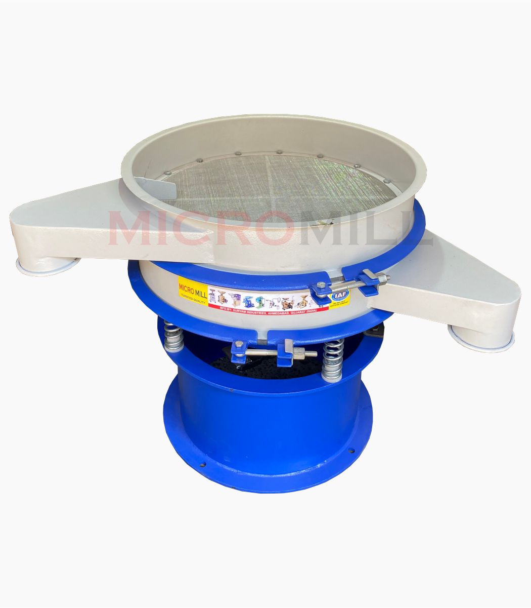 30 Inch Vibro Sifter Machine 2.5 Feet Vibro Sifting Machine Single Layer
