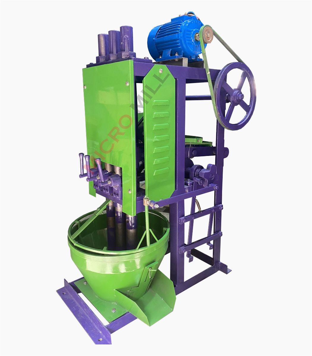 Mirchi Kandap Machine Heavy Kandap Machine for Masala Three Stick with 2 HP Motor 3 Bar Kandap Machine