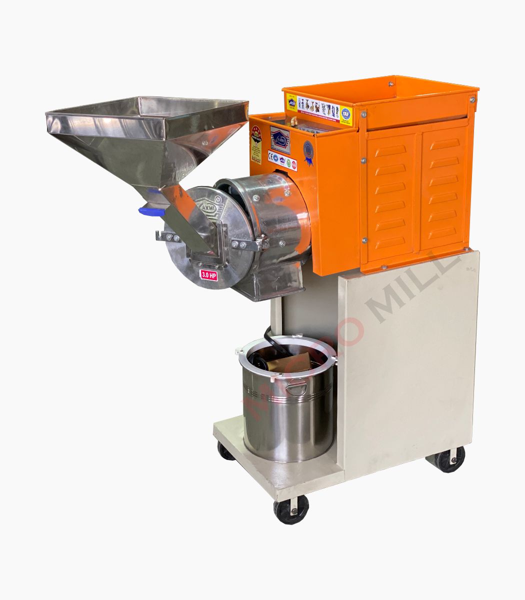 Double Chamber Atta Chakki 3 HP Stoneless Atta Chakki Pulverizer Machine Manufacturer