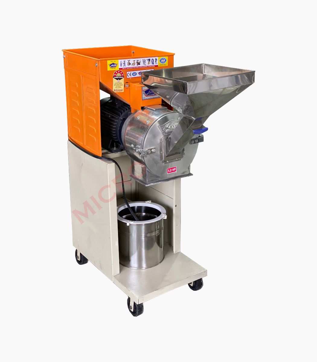 Pulverizer Machine 5 HP Atta Chakki 5HP Double Stage Pulverizer Price Flour Mill Machine Manufacturer