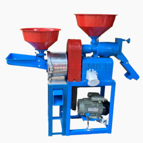 Combine Rice Mill 3 HP Mini Combine Paddy To Rice and Atta Chakki Machine 2in1 Rice Mill Price